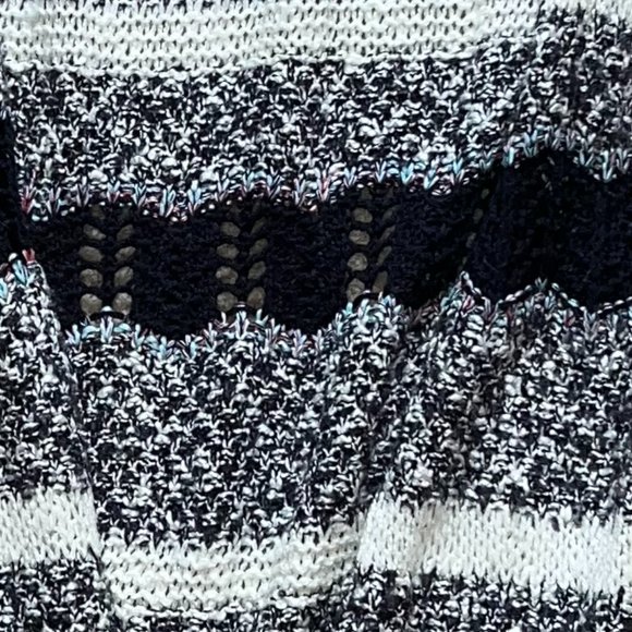 Navy Blue and White Cardigan - Picture 3 of 3